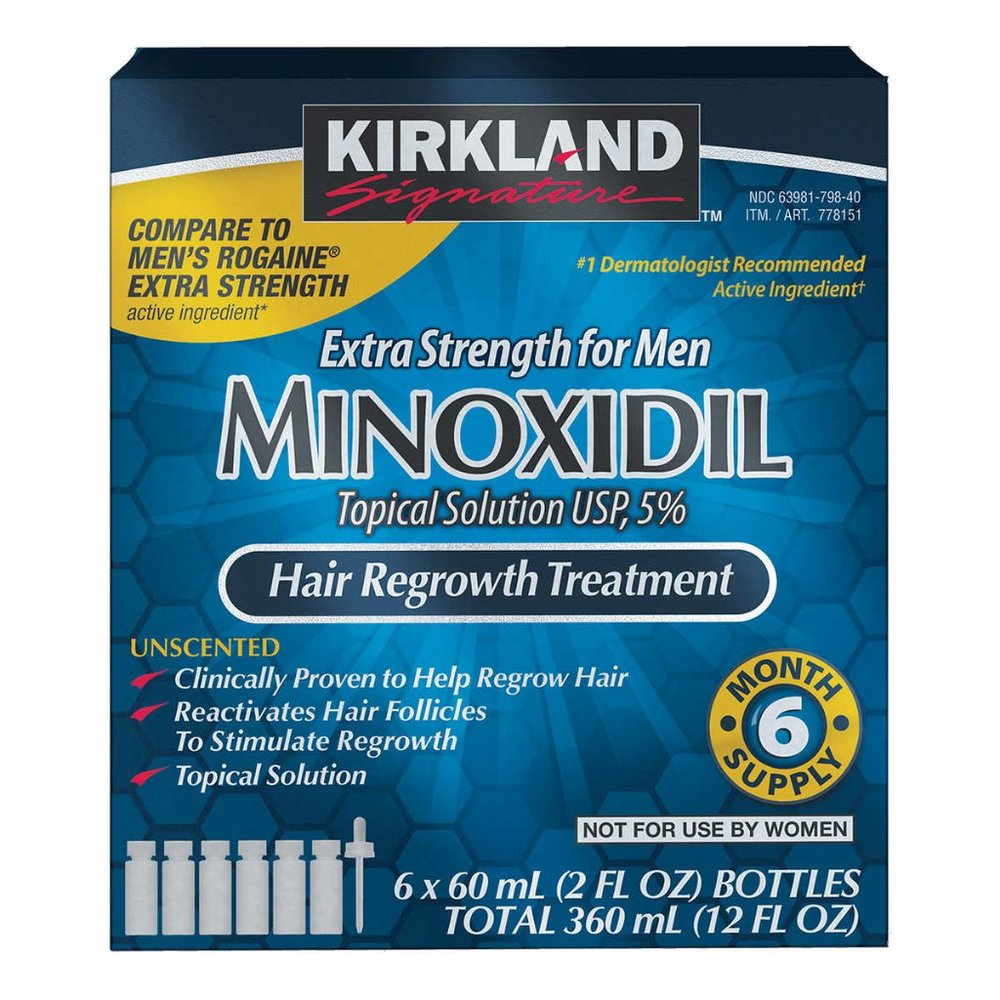 NEW 6-Month supply Minoxidil 5% Extra Strength For Men Exp 12/2025